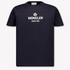 Moncler Kids Boys T-Shirt In Navy