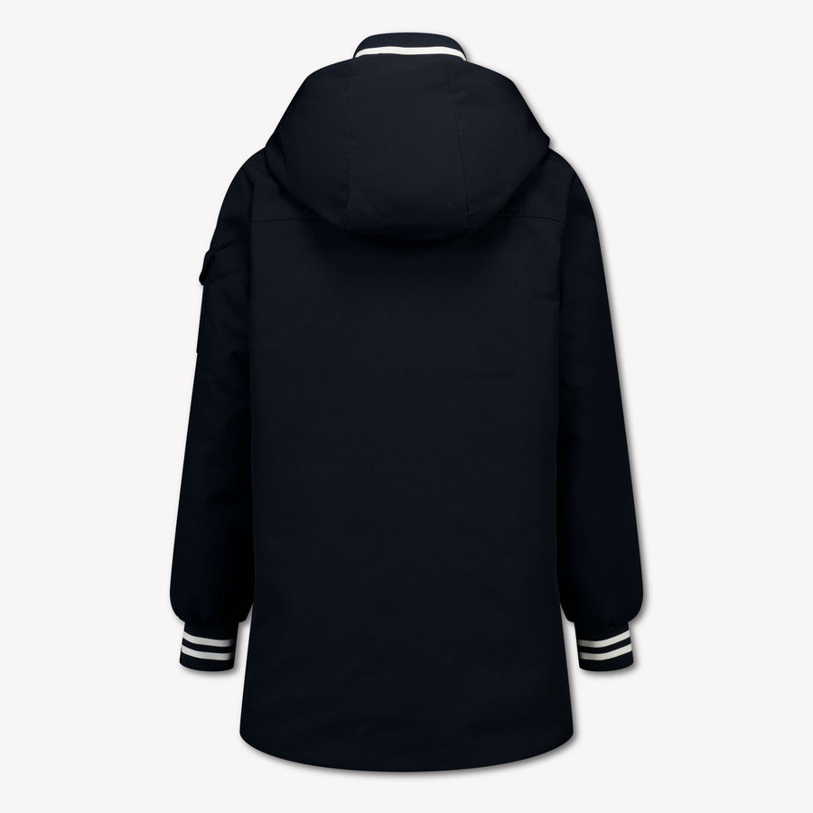 Moncler Ever Kinder Jongens Winterjas In Navy