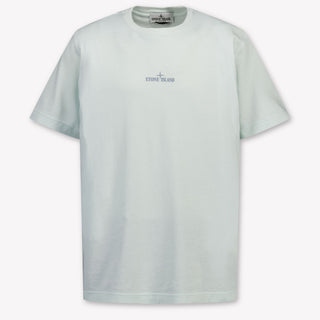 Stone Island Kids Boys T-Shirt In Blue