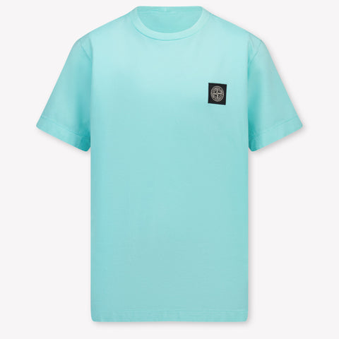 Stone Island Kinder Jongens T-Shirt In Mint