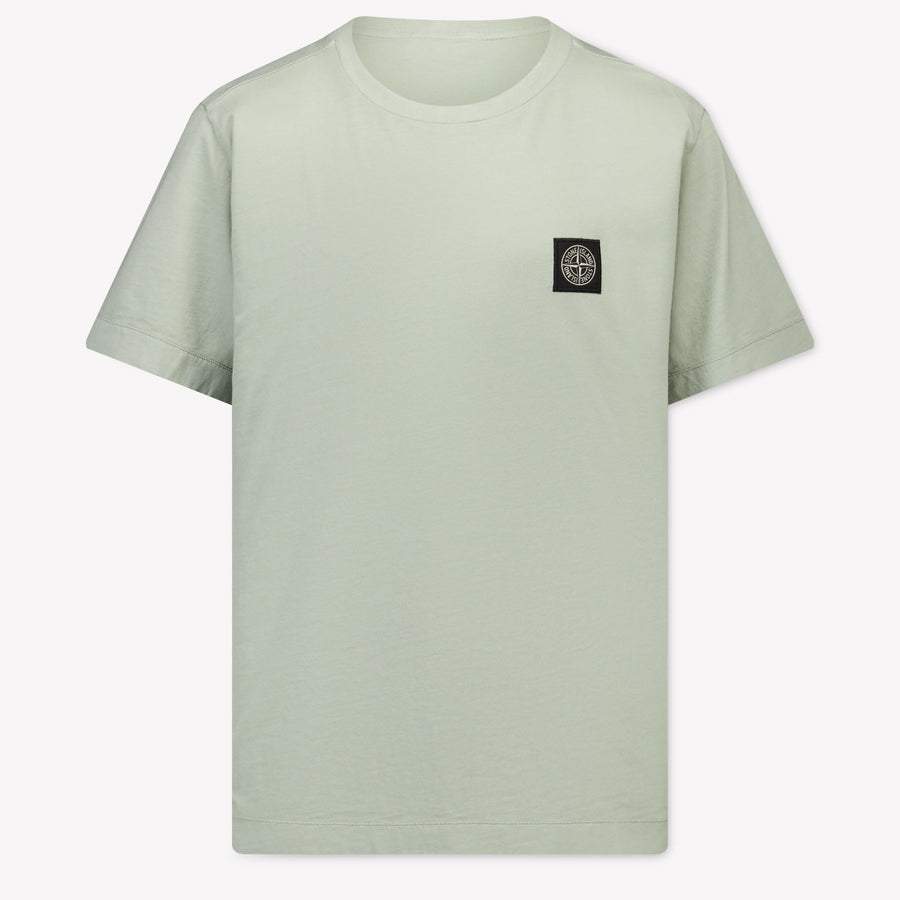Stone Island Kids Boys T-Shirt In Light Gray
