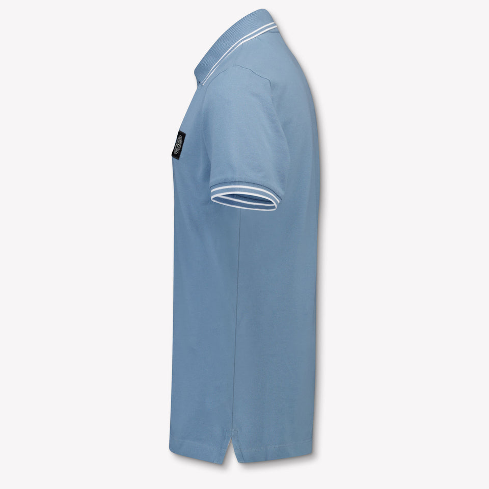 Stone Island Kinder Jongens Polo In Licht blauw