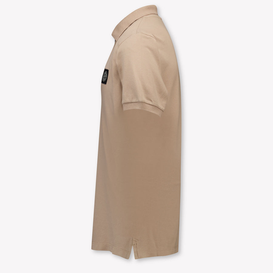 Stone Island Kinder Jongens Polo In Licht Grijs