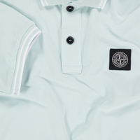 Stone Island Kids Boys Polo In Light Blue