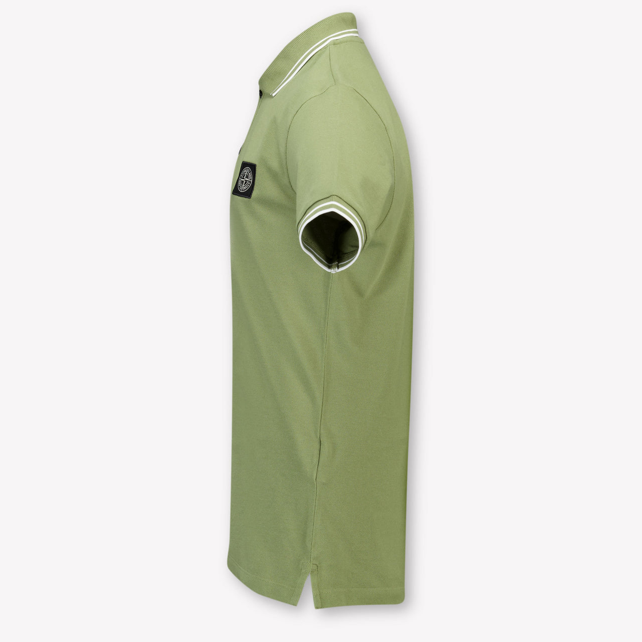 Stone Island Kinder Jongens Polo In Olijf Groen