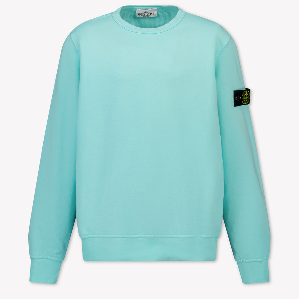 Stone Island Kids Boys Sweater In Turquoise