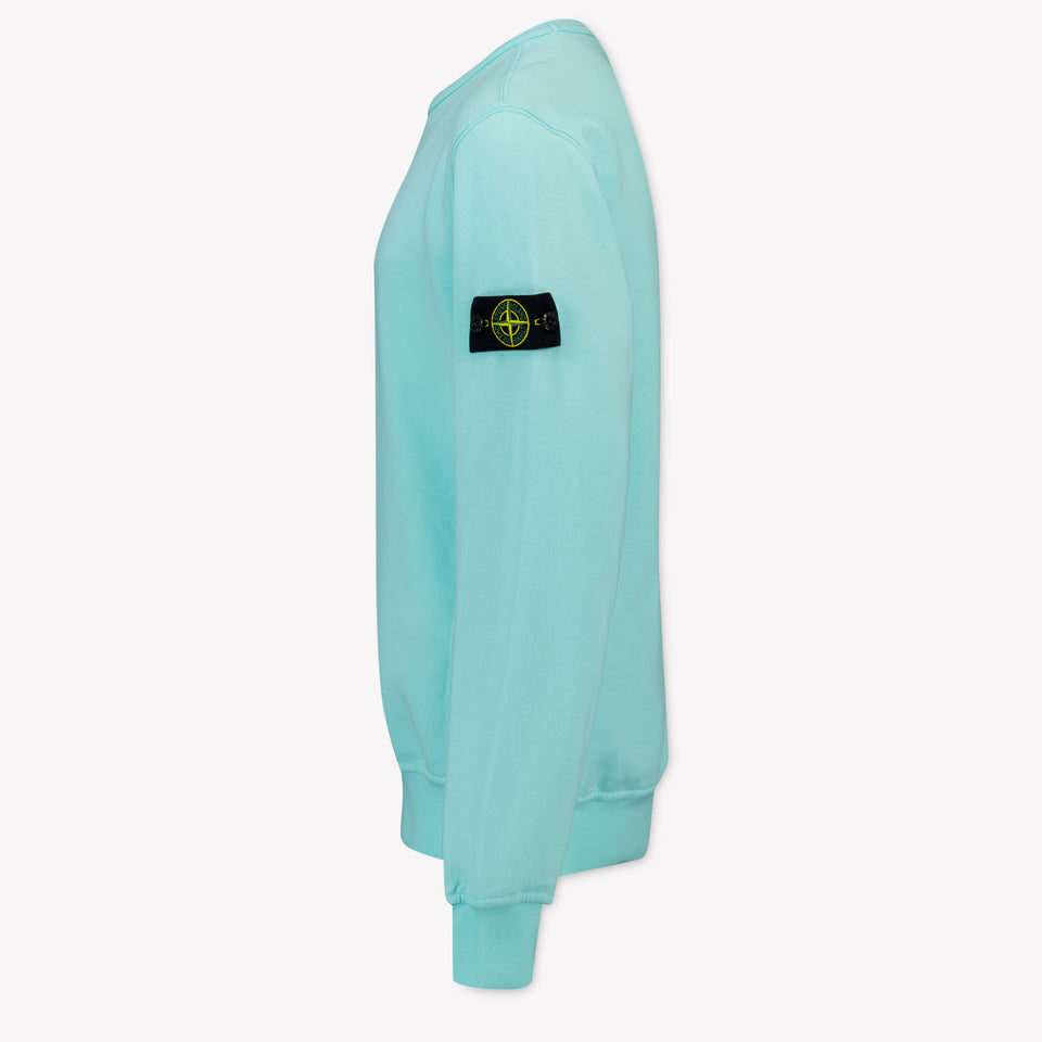 Stone Island Kids Boys Sweater In Turquoise