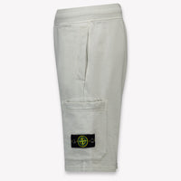 Stone Island Kids Boys Shorts In Light Gray