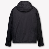 Stone Island Kids Boys Summer jacket In Black