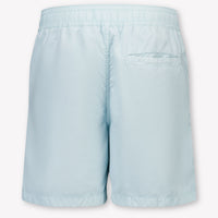 Stone Island Kids Boys Swimwear In Light Blue