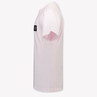 Stone Island Kids Boys T-Shirt In Pink
