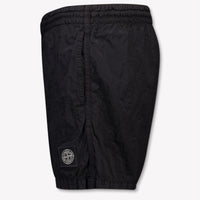 Stone Island Kids Boys Swimwear In Black