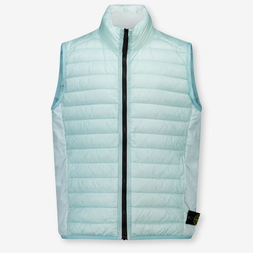 Stone Island Kinder Jongens Bodywarmer In Licht Blauw