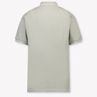 Stone Island Kids Boys Polo In Light Gray