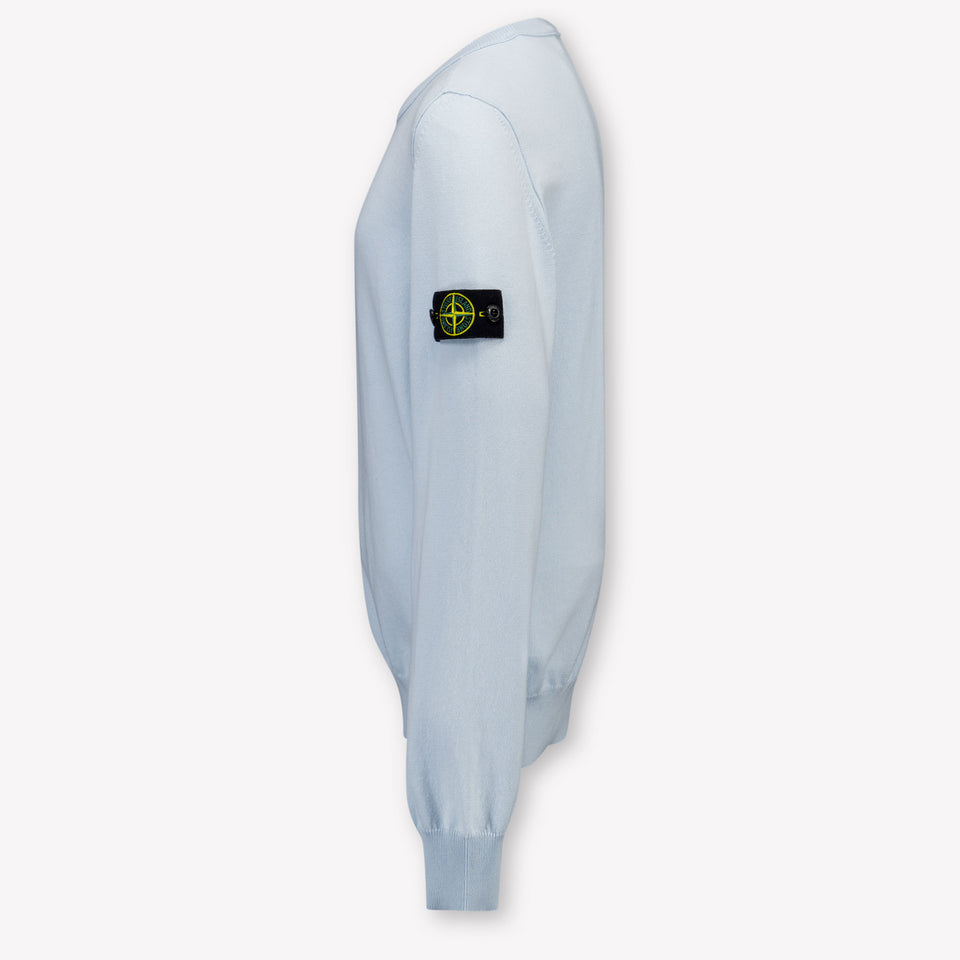 Stone Island Kinder Jongens Trui In Licht Blauw