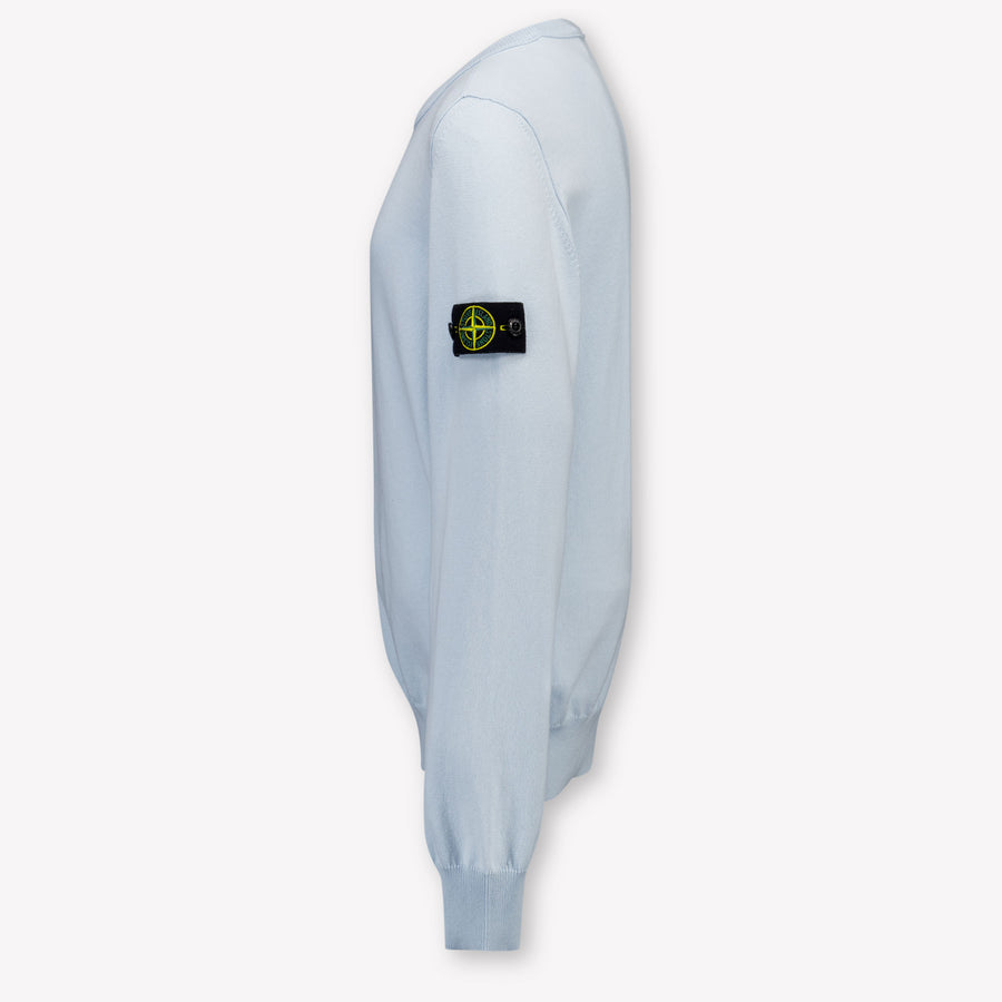 Stone Island Kinder Jongens Trui In Licht Blauw