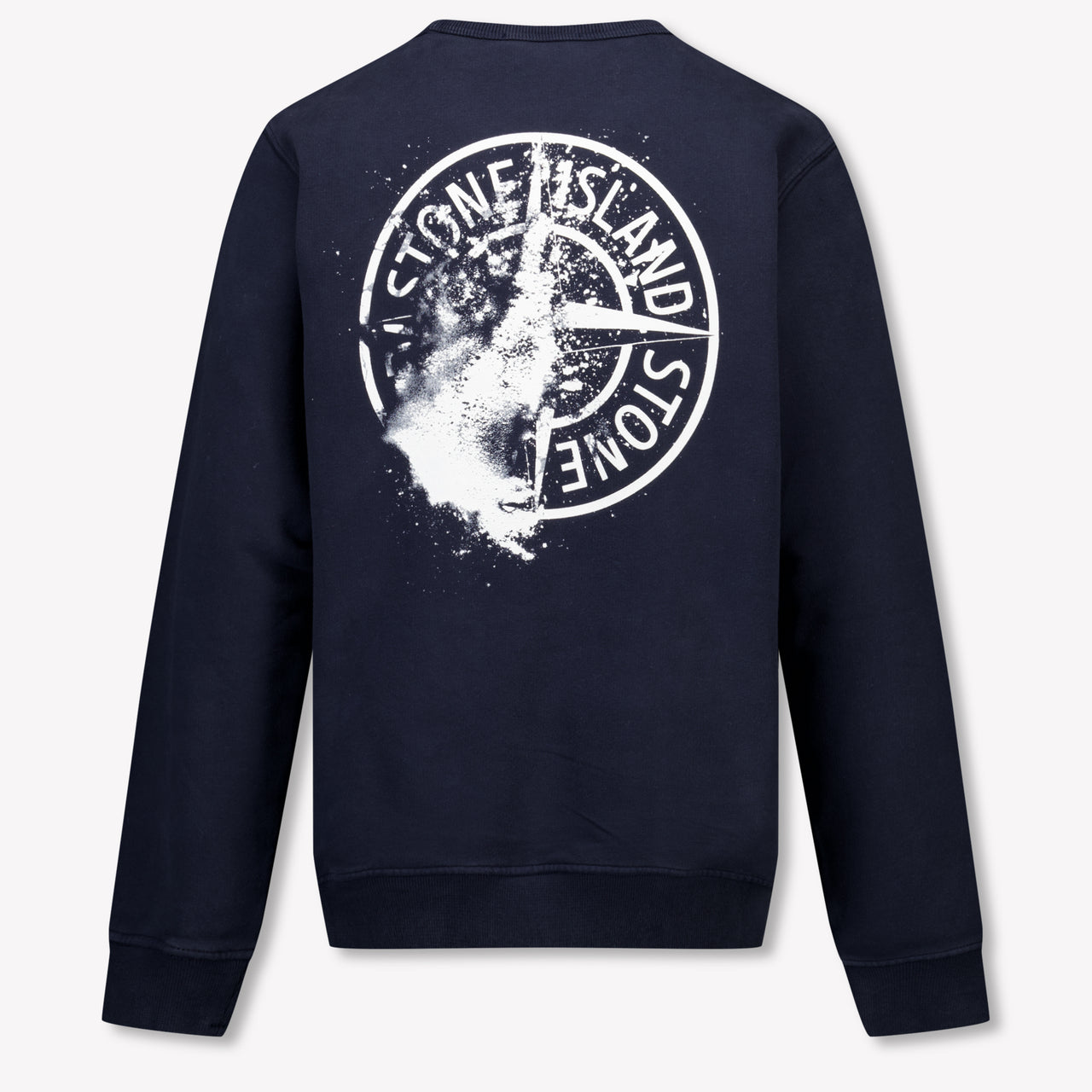 Stone Island Kids Boys Sweater In Navy