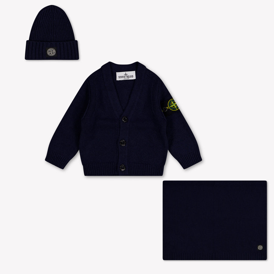 Stone Island Baby Boys Set  Navy