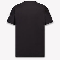 Moncler Kinder Jongens T-Shirt In Zwart
