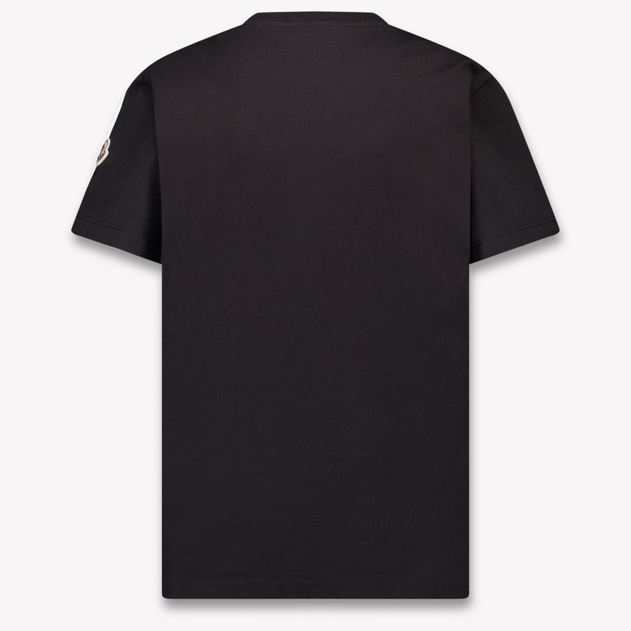 Moncler Kinder Jongens T-Shirt In Zwart