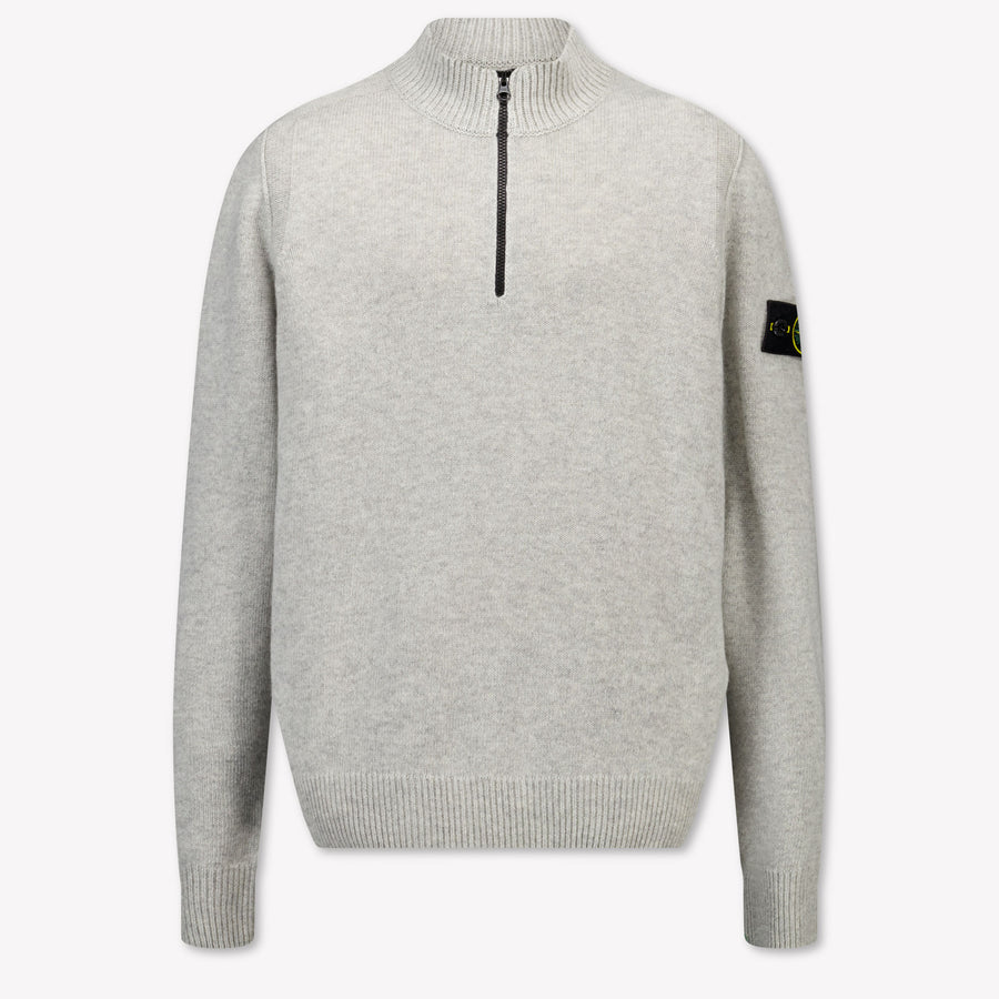 Stone Island Boys Sweater in Grey