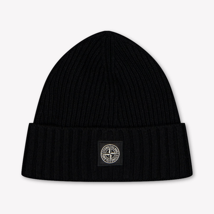 Stone Island Kinder Jongens Muts In Zwart