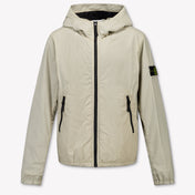 Stone Island Kids Boys Summer jacket In Light Beige