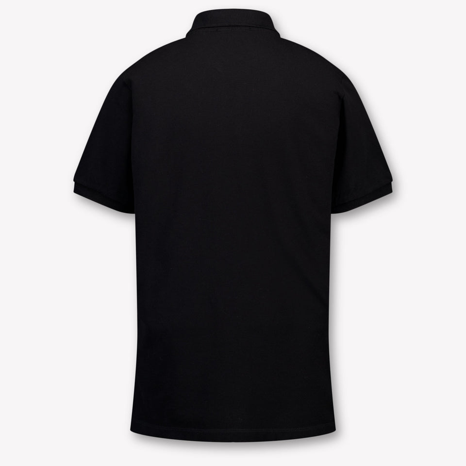 Stone Island Kids Boys Polo In Black