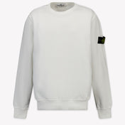 Stone Island Kinder Jongens Trui In Wit