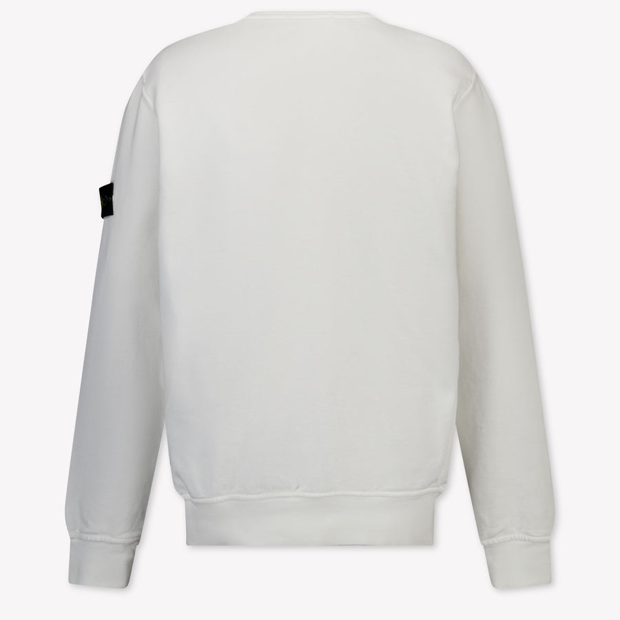 Stone Island Kinder Jongens Trui In Wit