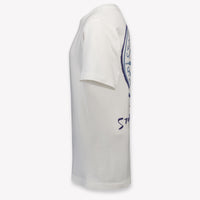 Stone Island Kinder Jongens T-Shirt In Wit