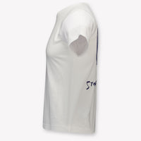 Stone Island Kinder Jongens T-Shirt In Wit