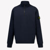 Stone Island Kids Boys Sweater In Navy