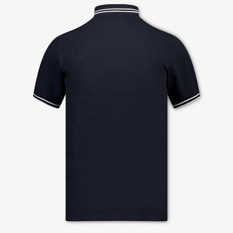 Stone Island Kids Boys Polo In Navy
