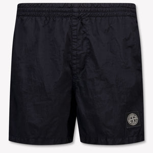 Stone Island Kids Boys Swimwear In Navy