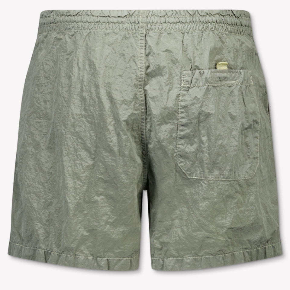 Stone Island Kids Boys Swimwear In Light Gray