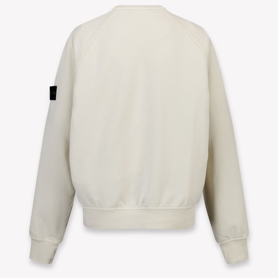 Stone Island Kinder Jongens Trui In Off White