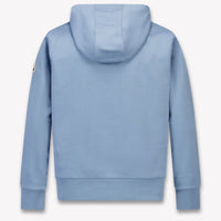 Moncler Kids Boys Sweater In Light Blue