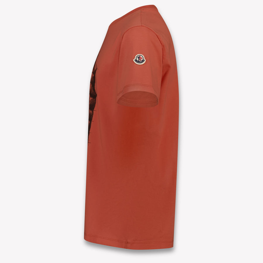 Moncler Kids Boys T-Shirt In Orange
