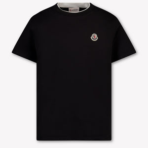 Moncler Kids Boys T-Shirt In Black