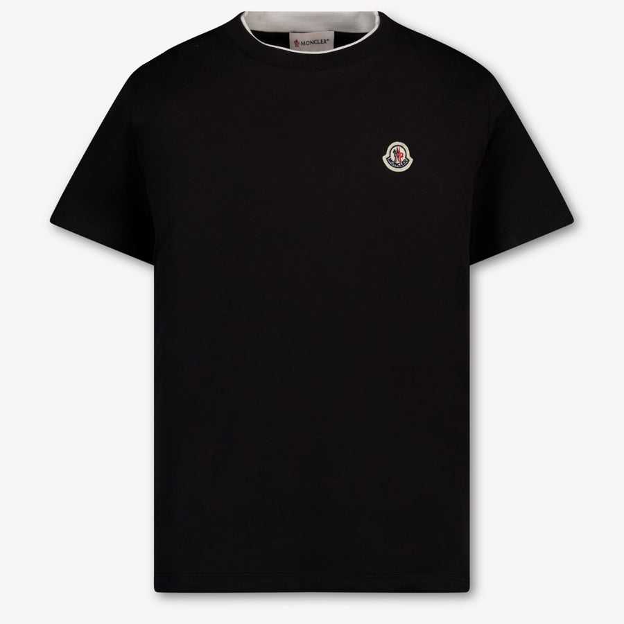 Moncler Kids Boys T-Shirt In Black