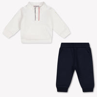 Moncler Baby Jongens Joggingpak In Wit