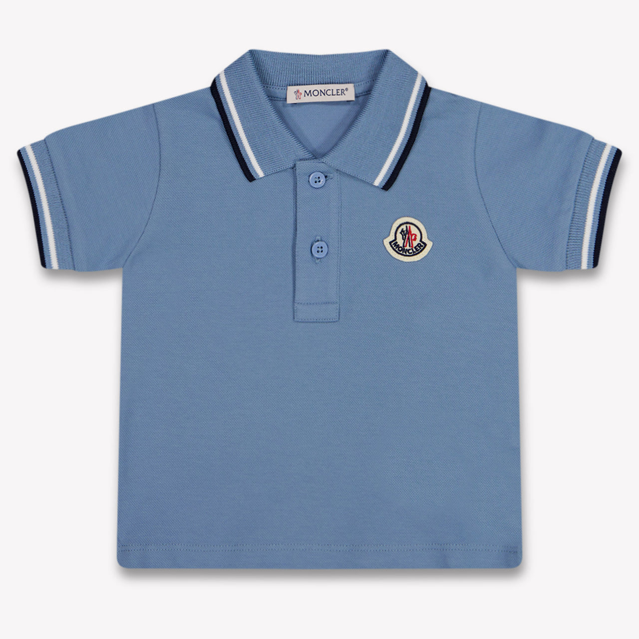 Moncler Baby Jongens Polo In Blauw