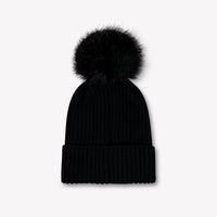 Moncler Kinder Meisjes Muts In Zwart