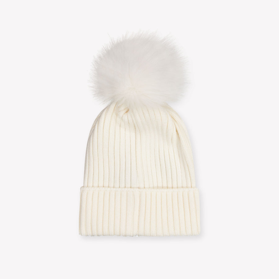 Moncler Kinder Meisjes Muts In Off White