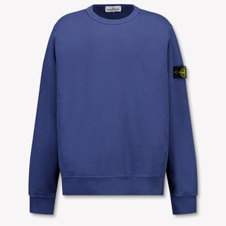 Stone Island Kids Boys Sweater In Blue