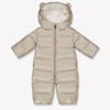 Moncler Alanie Baby Unisex Skipakken In Beige