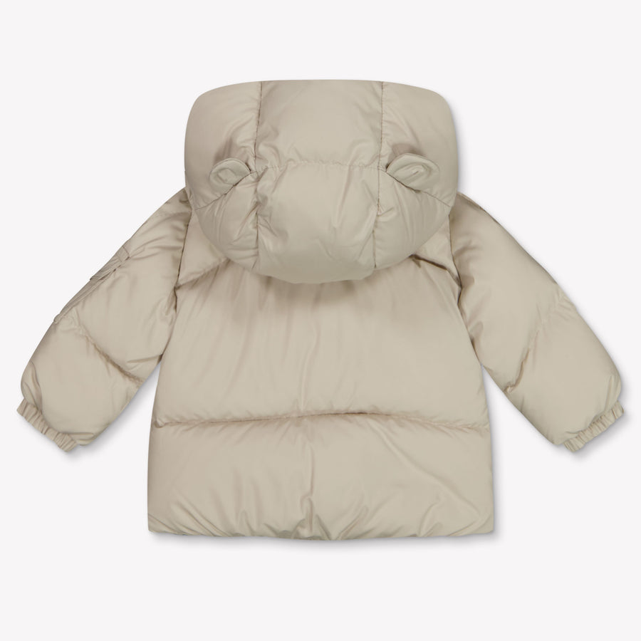 Moncler Jareth Baby Unisex Jackets In Beige