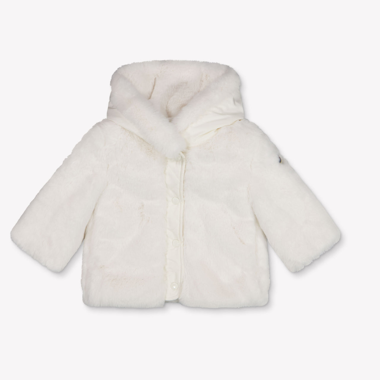 Moncler Viona Baby Meisjes Winterjas In Off White