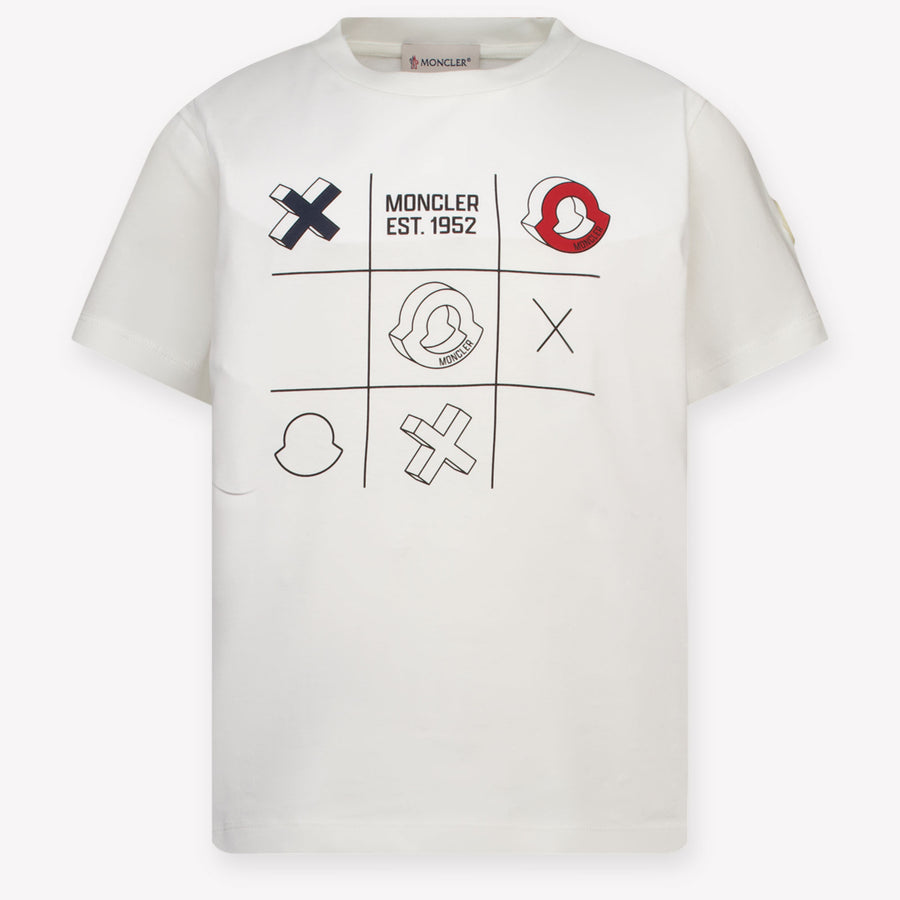 Moncler Kids Boys T-Shirt In White